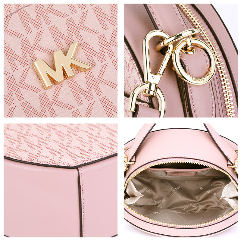 michael kors奢侈品mk小圆饼手提包 奢de态度女士包袋