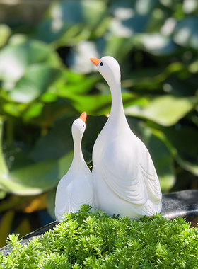 树脂可爱田园花园桌面治愈系摆件