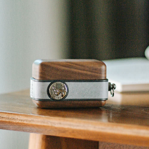 适用Sony索尼WF-1000XM5耳机保护套创意手工胡桃木松下新款EAH-AZ80 Panasonic 原创耳机壳真皮复古EAH-AZ100 - 图0