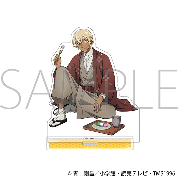 预定 Movic 名侦探柯南 中秋 赏月 和服坐姿亚克力立牌 1004 周边 - 图0