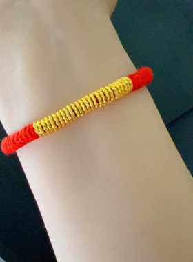 新中式招财红绳手链女款不掉色