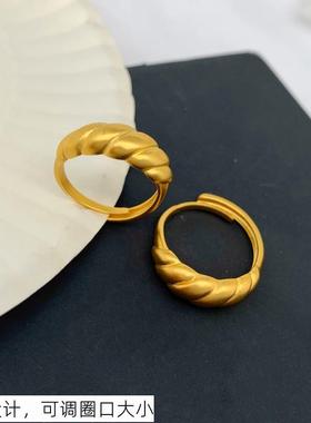 男越南沙金时尚牛角包戒指不掉色