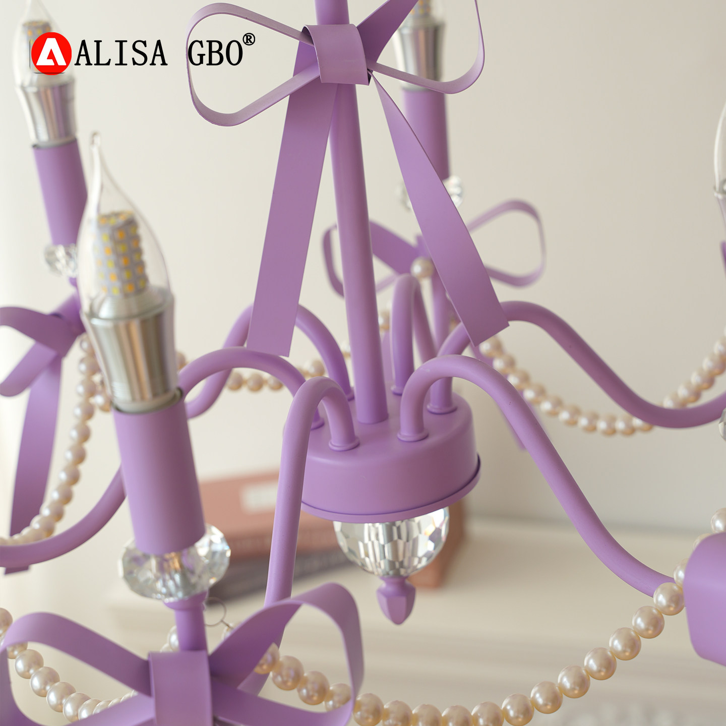 爱丽莎原创蝴蝶结儿童房卧室吊灯主卧女孩浪漫法式公主客厅餐厅灯,淘宝优惠券,粉丝福利购,淘宝优惠卷