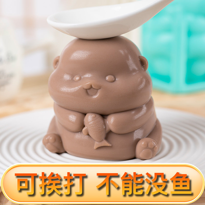 海獭布丁模具猫咪兔子奶冻硅胶小慕斯果冻Duang可爱卡通烘焙磨型,淘宝优惠券,粉丝福利购,淘宝优惠卷
