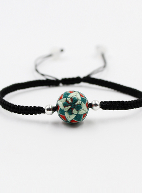 手链女手鞠球饰品diy材料包礼物