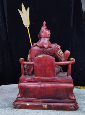 二郎神杨戬家居客厅供奉定做坐像