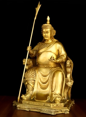 纯铜华光大帝神像五显华光大帝三眼马元帅马灵官君马王爷供奉摆件