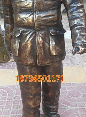 纯铜全身毛主席工艺品