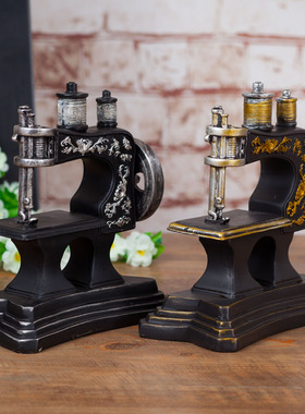 美式风店铺酒柜怀旧摆件设装饰品