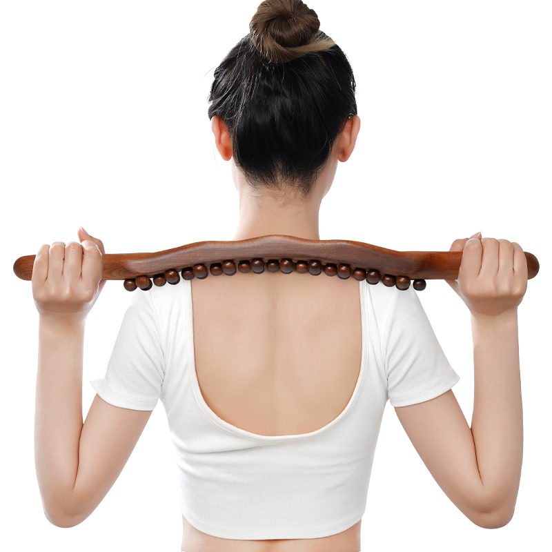 Rosewood rolling stick massage and scraping health tool