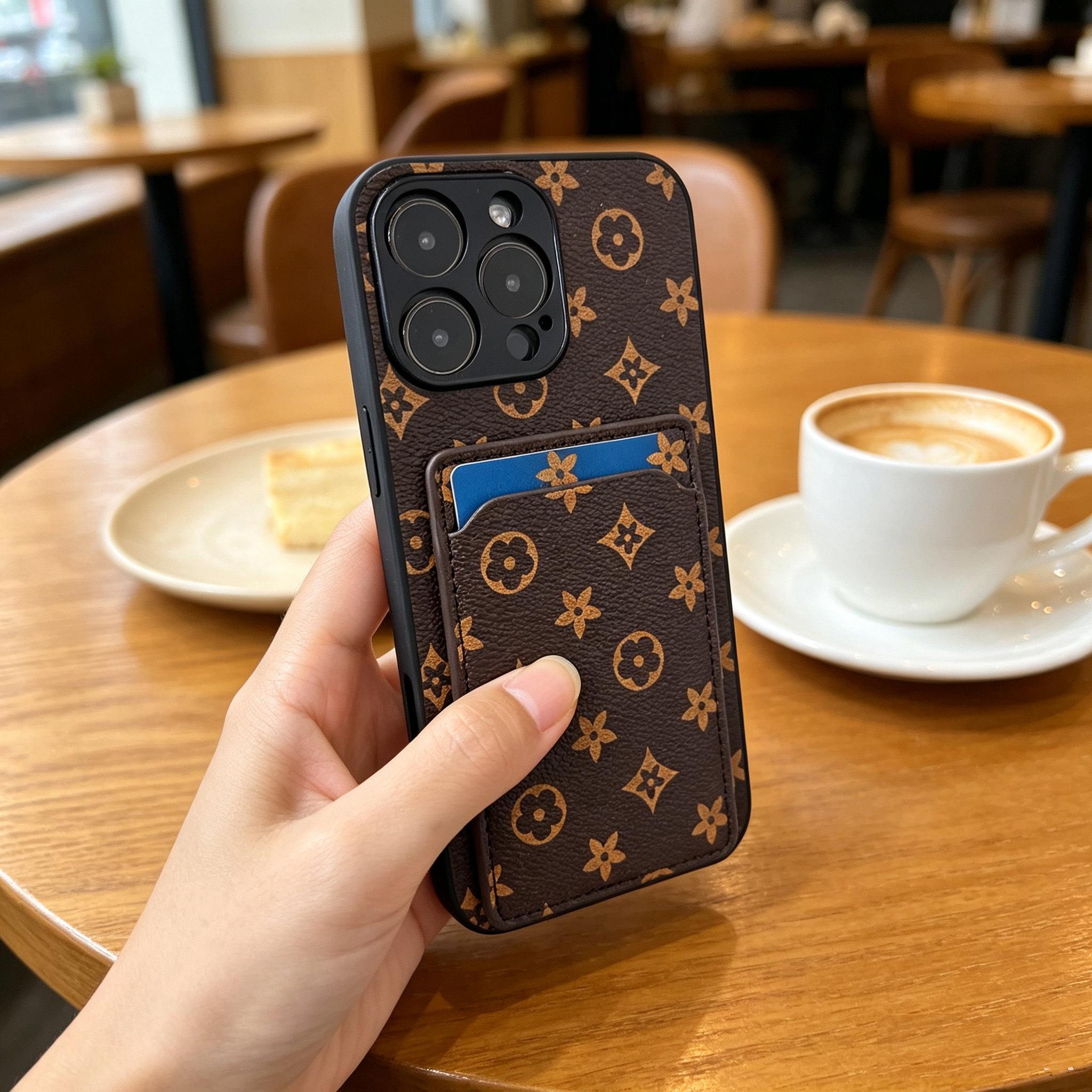 Vivo all-inclusive anti-fall card holder mobile phone case