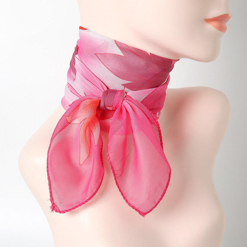 60cm小方巾女百搭春夏雪纺印花薄围巾纱巾韩版百搭装饰发带小领巾,淘宝优惠券,粉丝福利购,淘宝优惠卷