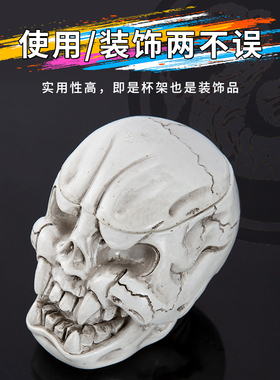 纹身骷髅色料架刺青颜料杯架