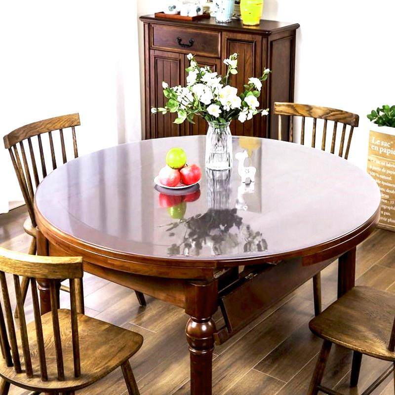 桌垫PVC桌布高级感防水防油防烫免洗餐桌垫透明软玻璃茶几桌垫圆,淘宝优惠券,粉丝福利购,淘宝优惠卷