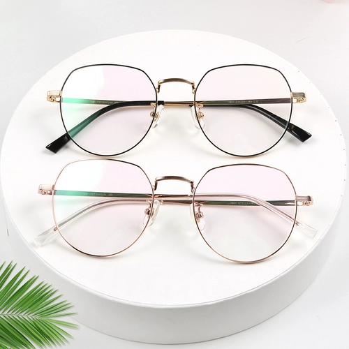 Cleaarence Krirenis Myopia очки рамки мужчины и женщины Retro Fashion Titanium Full -Frame Full -Frame Super Light Ligror Frame 1901