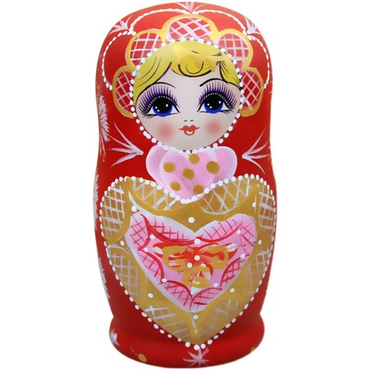 Special offer hand-painted Russian matryoshka doll 5 layers