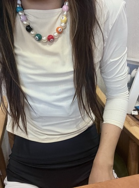 抖音同款台球项链网红