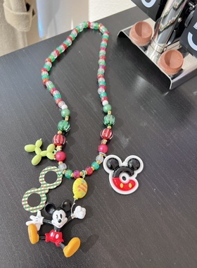 米奇米老鼠树脂长款项链颈链