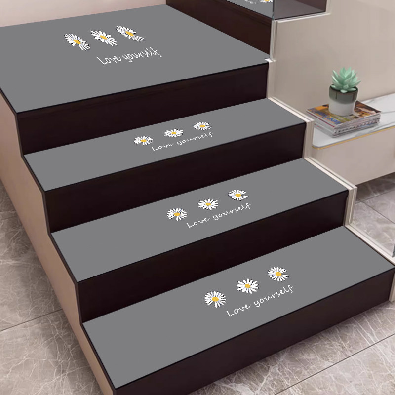 楼梯踏步垫家用实木免粘静音防滑硅藻泥地垫台阶垫子楼梯毯可定制,淘宝优惠券,粉丝福利购,淘宝优惠卷