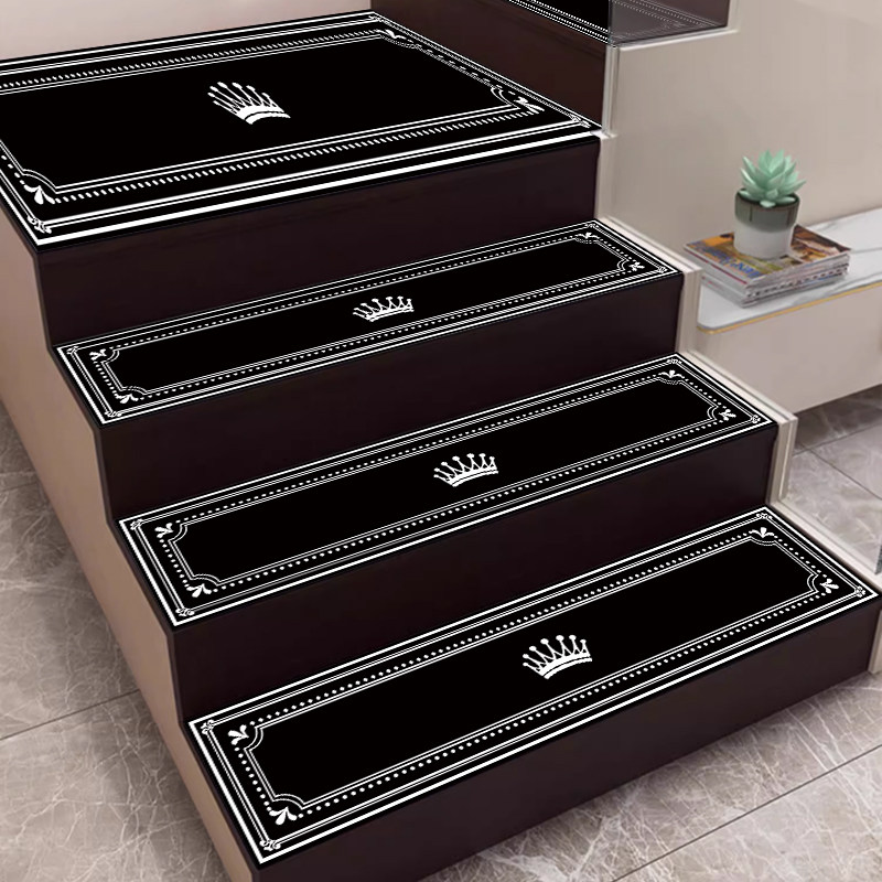 楼梯踏步垫家用实木免粘静音防滑硅藻泥地垫台阶垫子楼梯毯可定制,淘宝优惠券,粉丝福利购,淘宝优惠卷