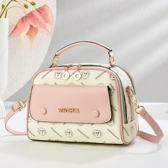Women's new high-end atmospheric crossbody bag, mother's style women's bag, versatile large capacity, middle-aged women's shoulder bag
