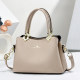 Simple and elegant women's handbag 2026 summer new casual commuter women's bag versatile large capacity single shoulder crossbody bag