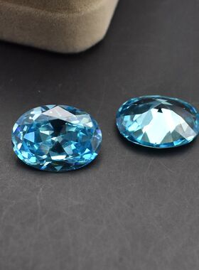 diy天然椭圆形戒面吊坠彩色宝石