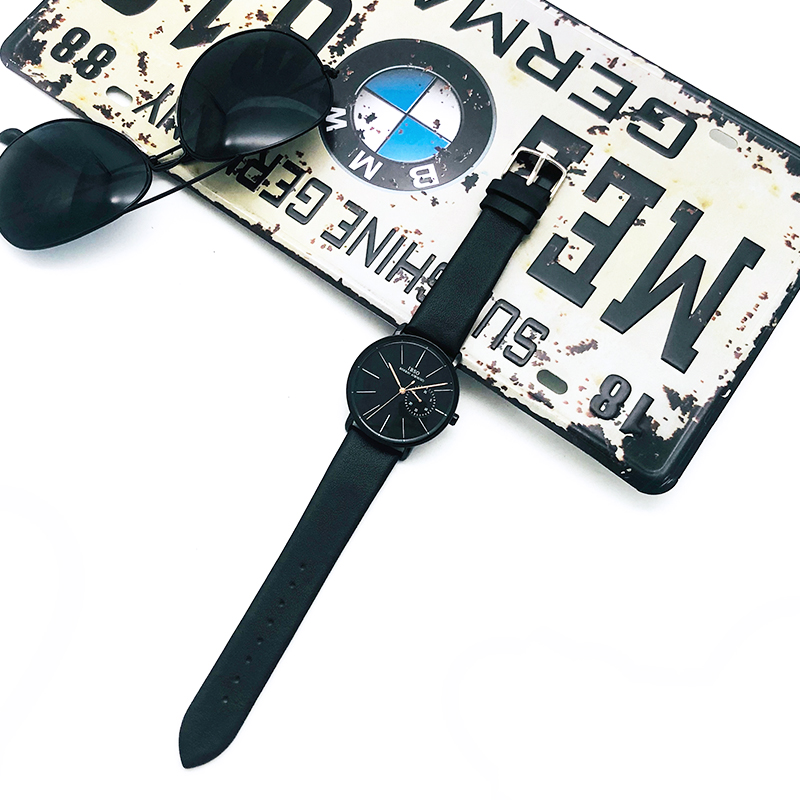 正品疯马皮男潮防水潮流学生机械表 ibso爱彼思诺国产腕表