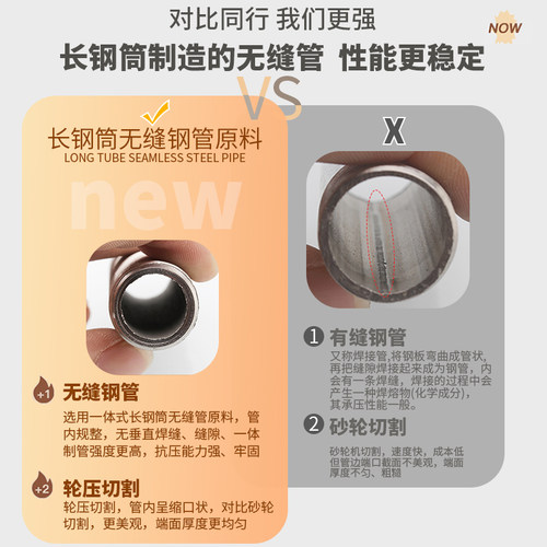 304不锈钢内外丝4分延伸接头加长直接水龙头延长管加厚水管配件 - 图2