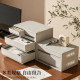 Simple stackable drawer-type desktop storage box
