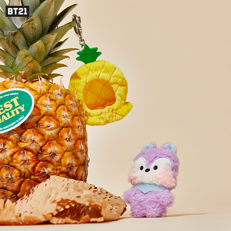 BT21 mini minini 水果系列钥匙扣 可爱毛绒包包挂件LINE FRIENDS - 图3