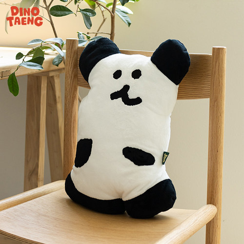 LINE FRIENDS 连我朋友 DINOTAENG 呆萌町抱枕 可爱卡通玩偶 - 图1