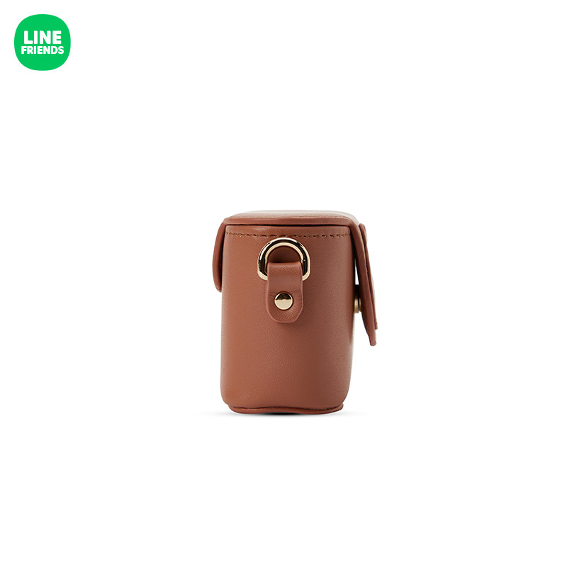 LINE FRIENDS 布朗熊创意迷你斜挎包耳机包零钱包,淘宝优惠券,粉丝福利购,淘宝优惠卷