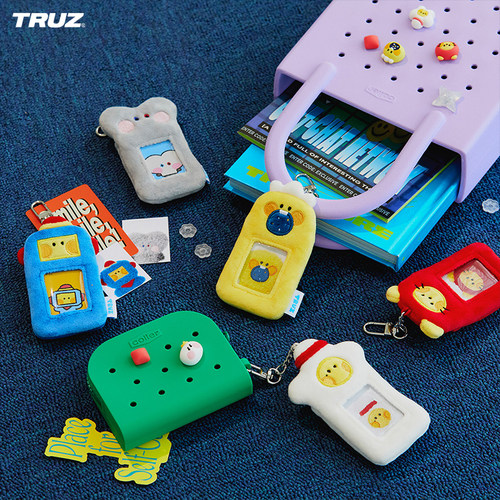 TRUZ minini Collectors-毛绒证件照钥匙扣包包可爱挂件 - 图0