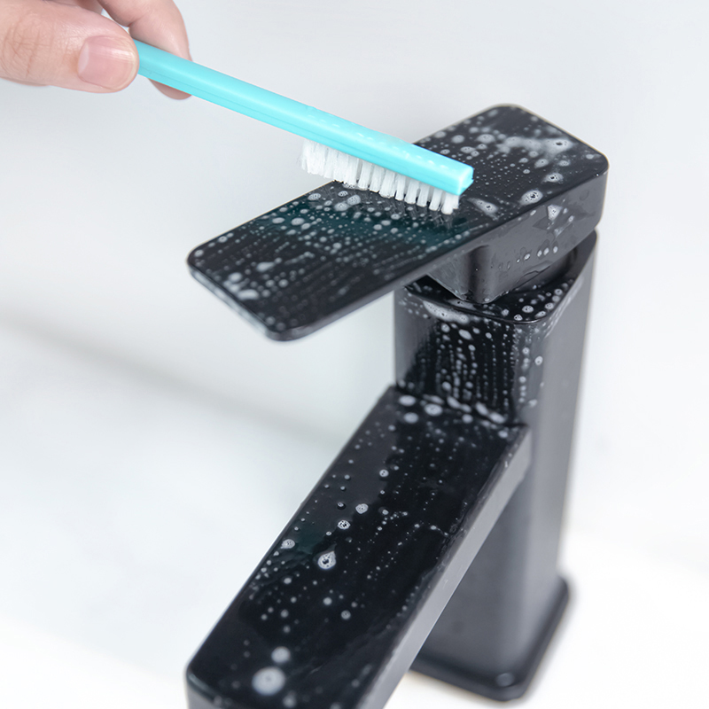 日本aisen浴室清洁刷长柄地砖刷瓷砖缝隙刷卫生间清洗刷子尼龙刷 - 图0