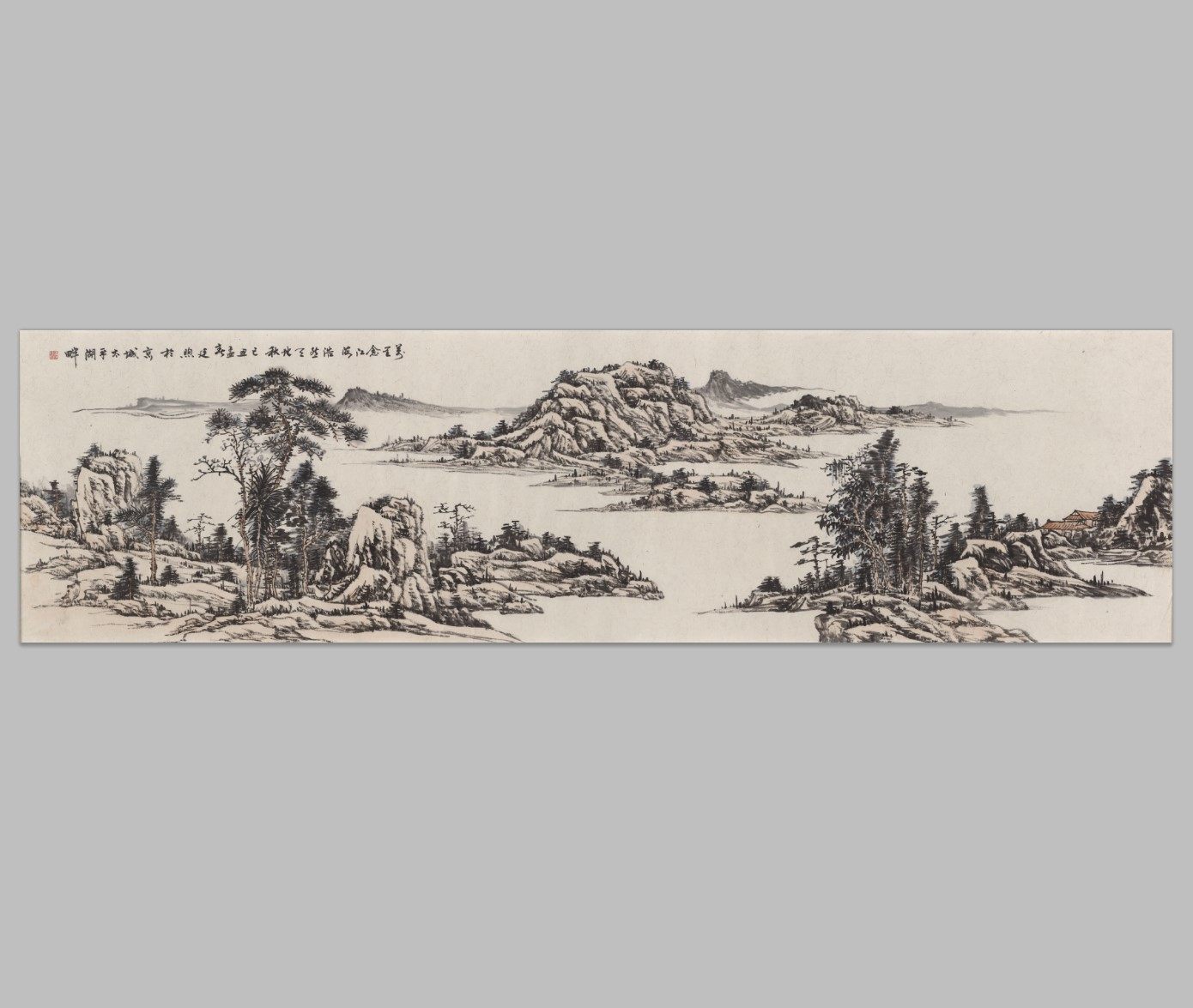 山水横幅国画名家字画心客厅卧室酒店装饰芯高清宣纸微喷打印,淘宝优惠券,粉丝福利购,淘宝优惠卷