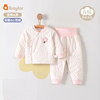Cotton pure cotton baby quilted underwear for spring, autumn and winter