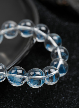 无注册商标天然蓝针水晶手链