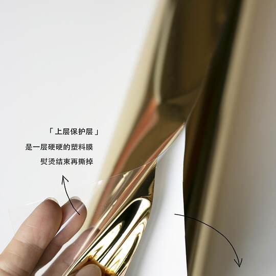 事儿 台湾产软镜子胶膜—高弹DIY手工服装金银色刻字膜设计师面料
