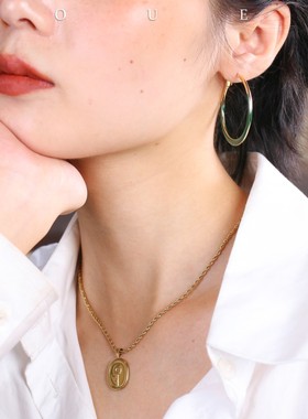 郁金香项链YOYR钛钢其他女钛钢