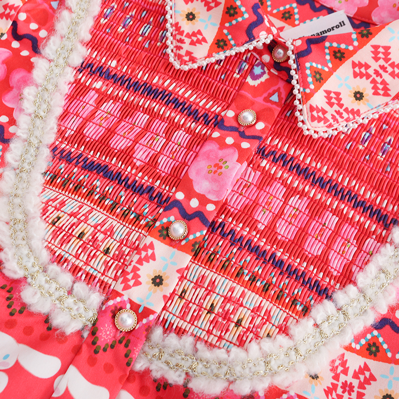 tanni新款大耳狗联名司马克设计小A型连衣裙TM31DR863A - 图1