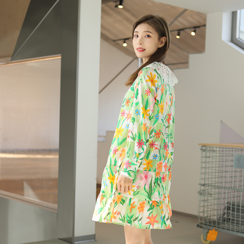 tanni春夏甜美宽松显瘦连衣裙