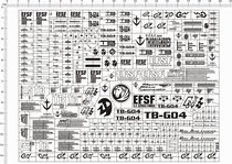 7303-@108 MG RX-78-4 4 Number of machine gd metal stickers set to be customized