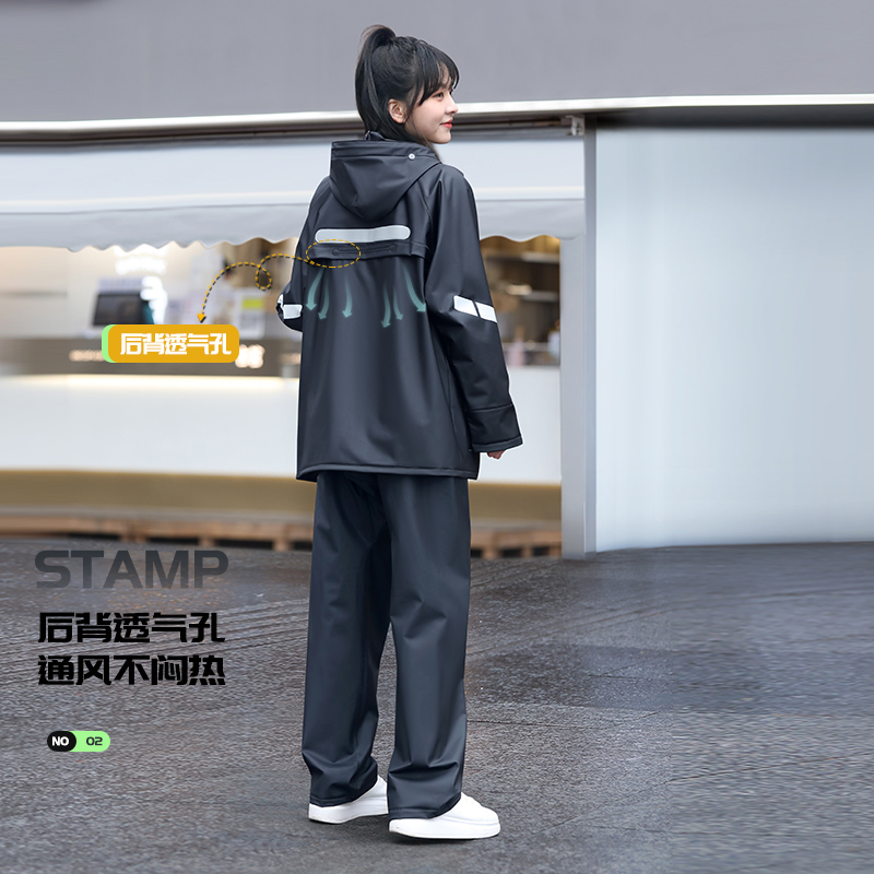 备美雨衣雨裤套装女款男暴雨防水防雨服摩托电动车分体式成人骑行