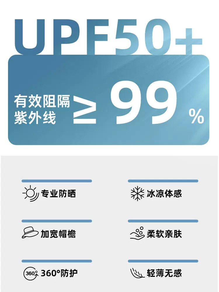 UPF50+冰丝防晒衣男女夏季户外2024新款防紫外线透气薄款钓鱼外套