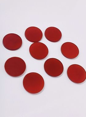 小芸宝石红玉髓圆片红玛瑙