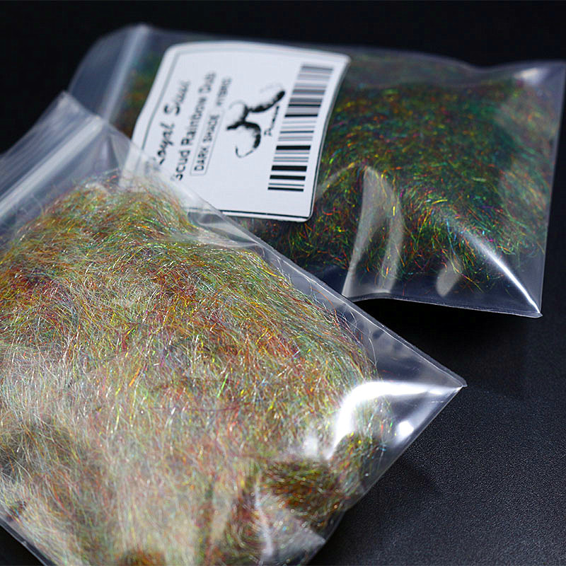 飞钓 若虫绑制材料 彩虹躯体纤维 rainbow scud dubbin 闪光若虫 - 图0