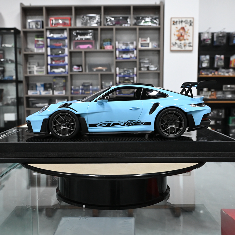 TP 1:18 保时捷911 992 GT3 RS 树脂限量版汽车模型 超跑成品收藏 - 图1