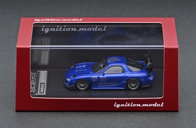 现货 IG 1:64马自达Mazda RX7 FD3S RE Amemiya雨宫合金汽车模型-图1