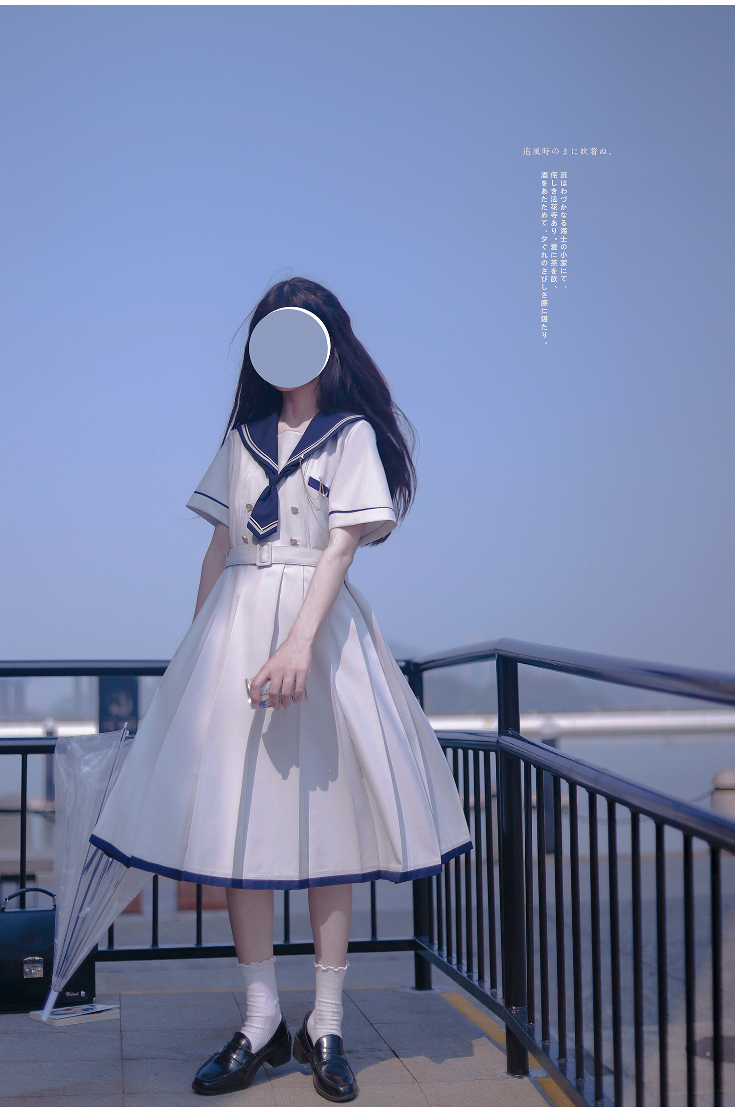 胡桃木JK【银帆sp】原创jk制服盛夏服日系甜美学院风连衣裙水手服 - 图0